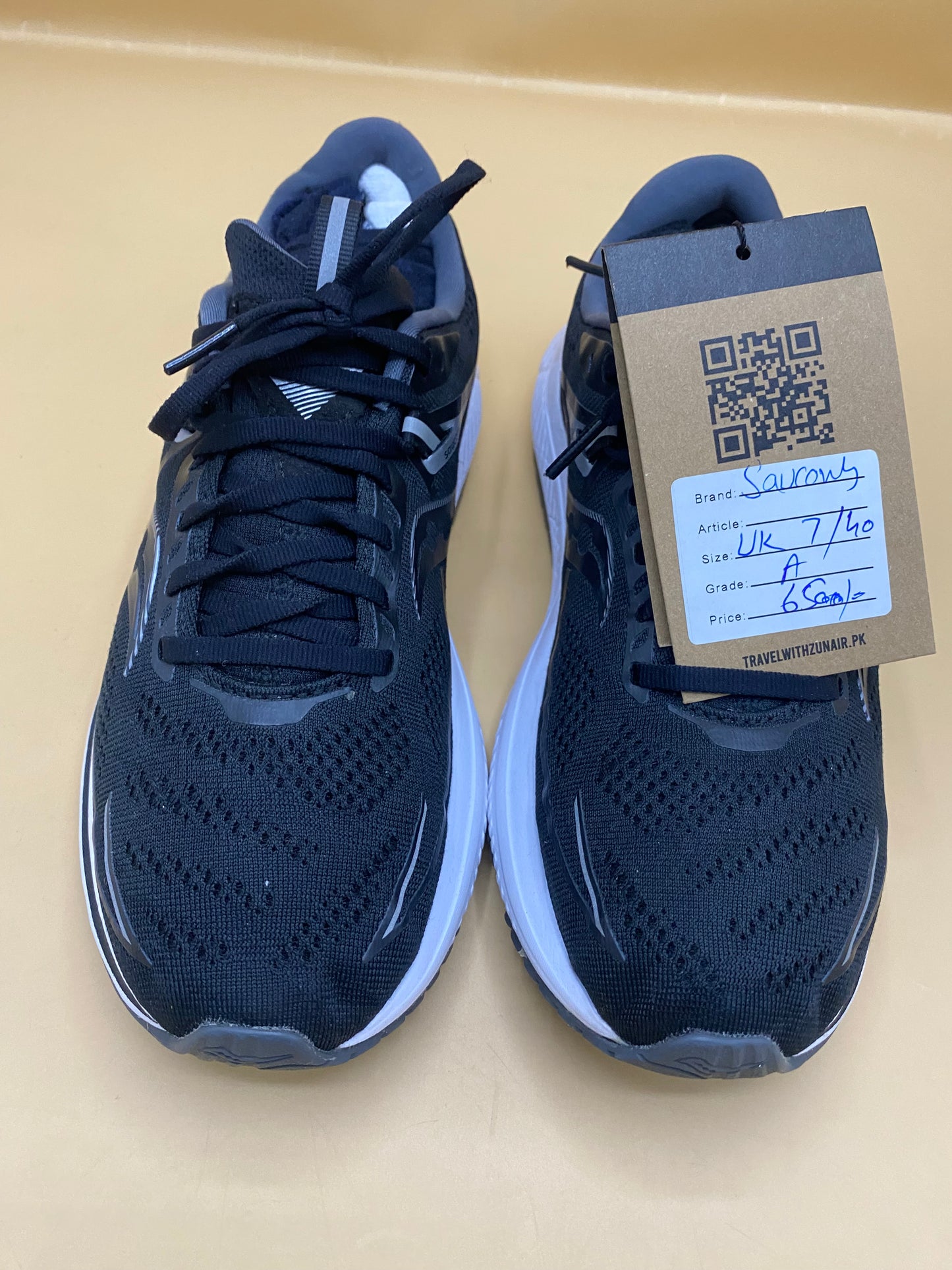 Saucony OMNI 21 Running Shoes Black Sneakers Pwr Run