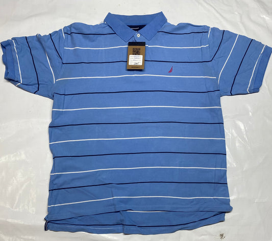 Nautica Men's Blue Pique Shirt