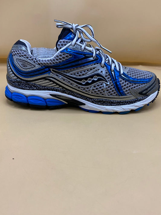 NEW Saucony Echelon 3 men Us 7 Medium Running Shoes Grey Black Blue