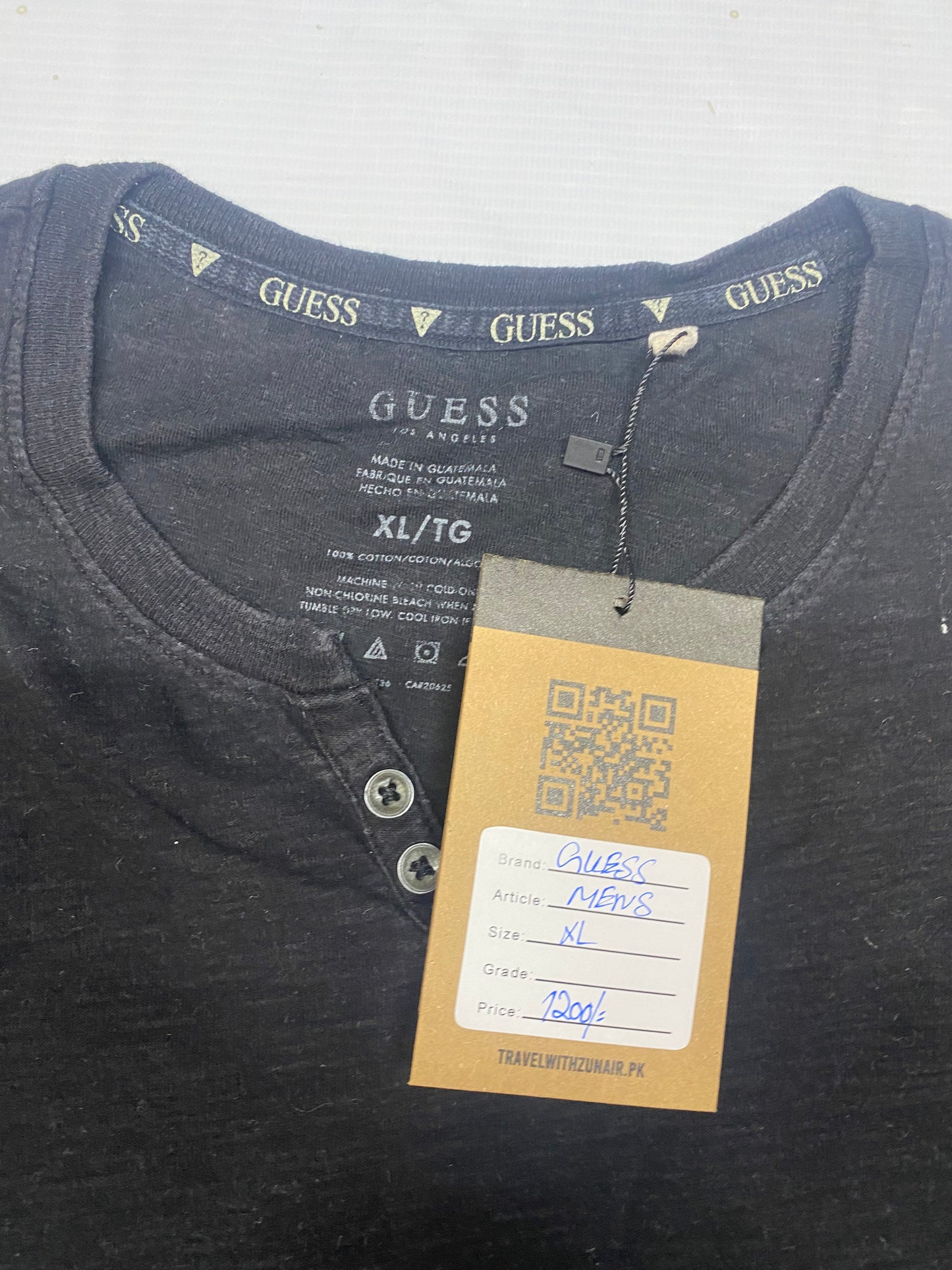 Guess Black Short Sleeve Shirt