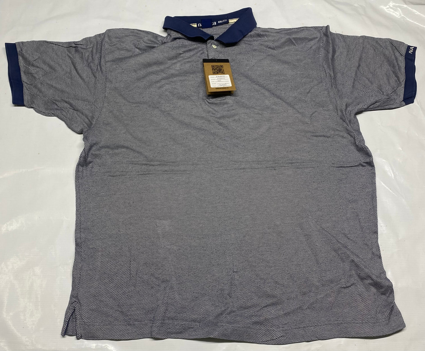Nautica Shirt P Mens Size XXL Gray Short