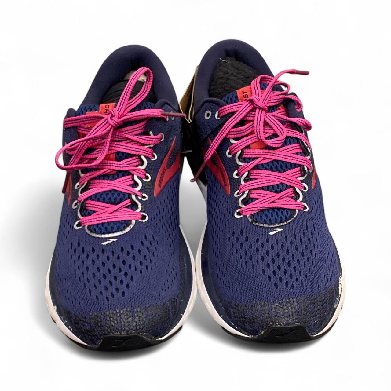 Brooks Men's Ghost 11 Navy/Red/White Athletic Running Shoes