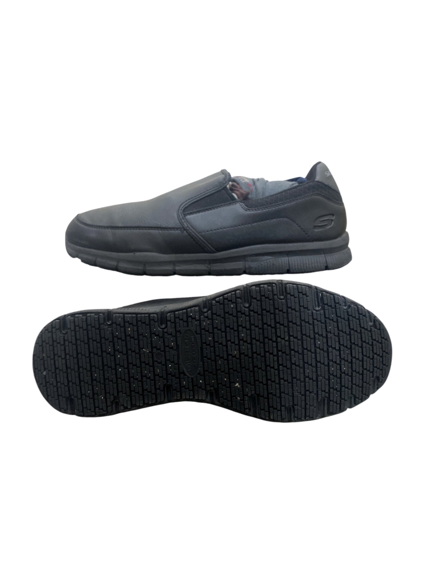 Men's Skechers, Nampa - Groton SR Work Shoes Black Synthetic