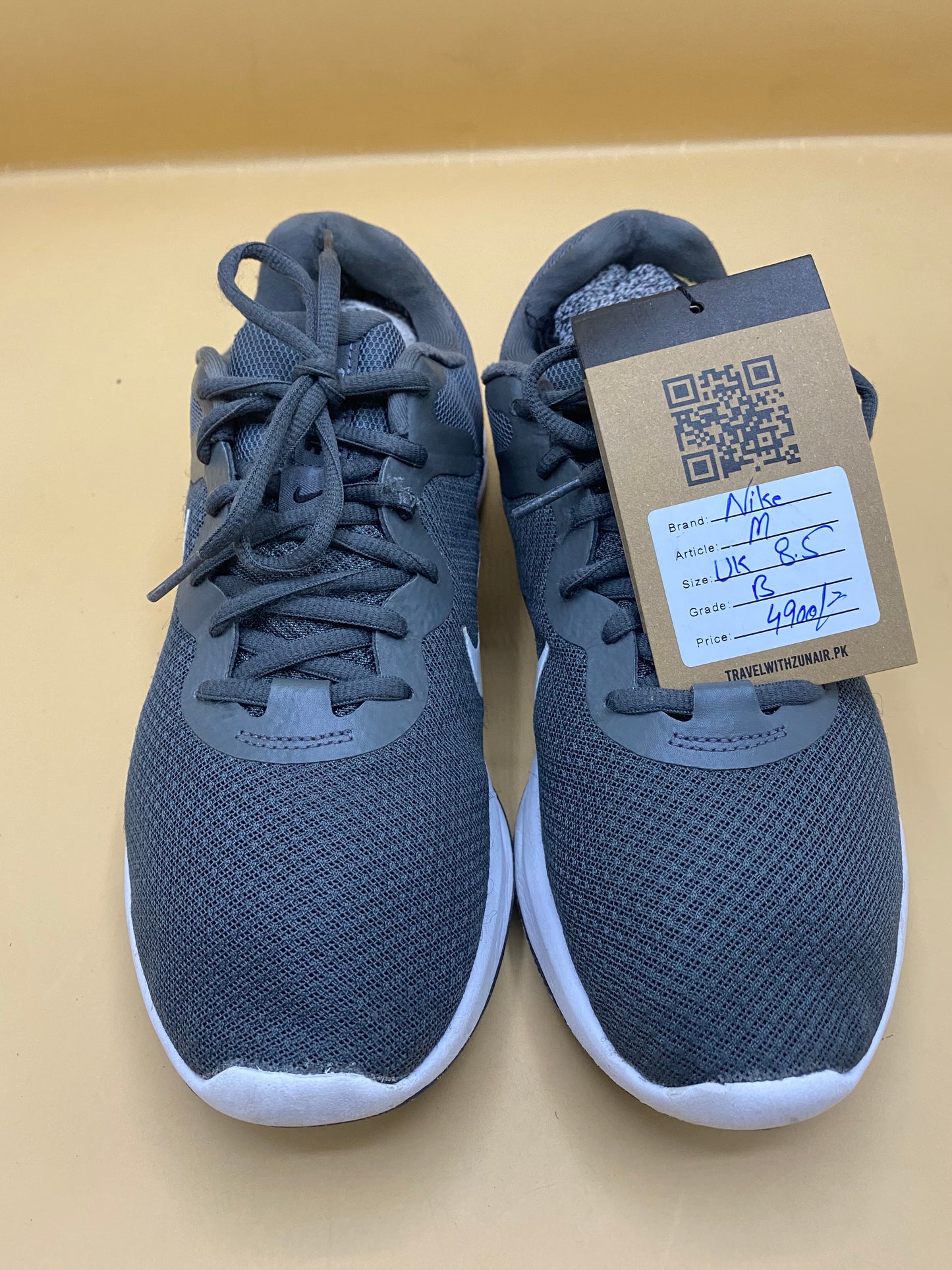 Nike Mens Revolution 6 Running Shoes Next Nature Road Gray