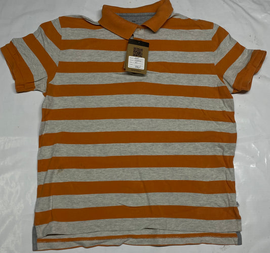 Gap Men's Orange White Shirt