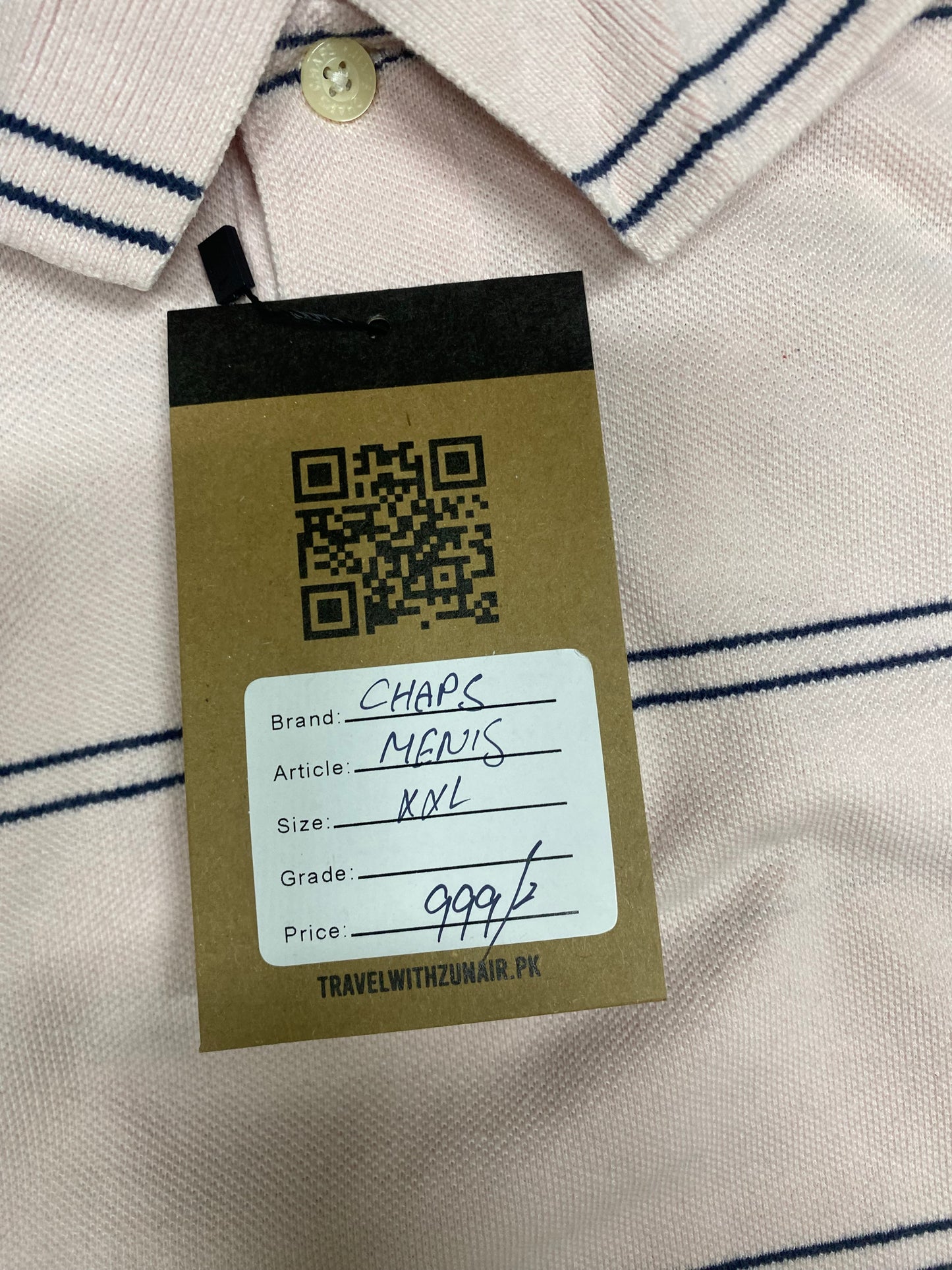 Chaps men’s collar T-shirt